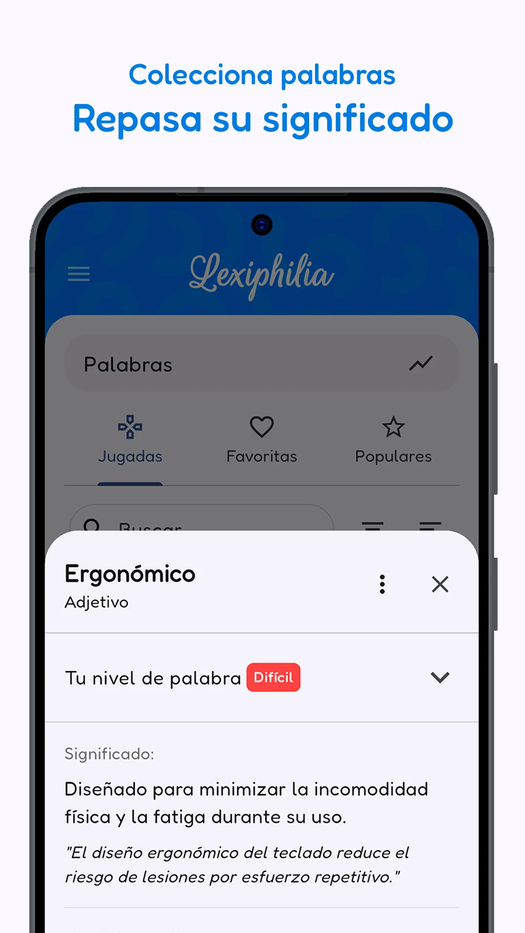 Lexiphilia - Juego de Palabras screenshot
