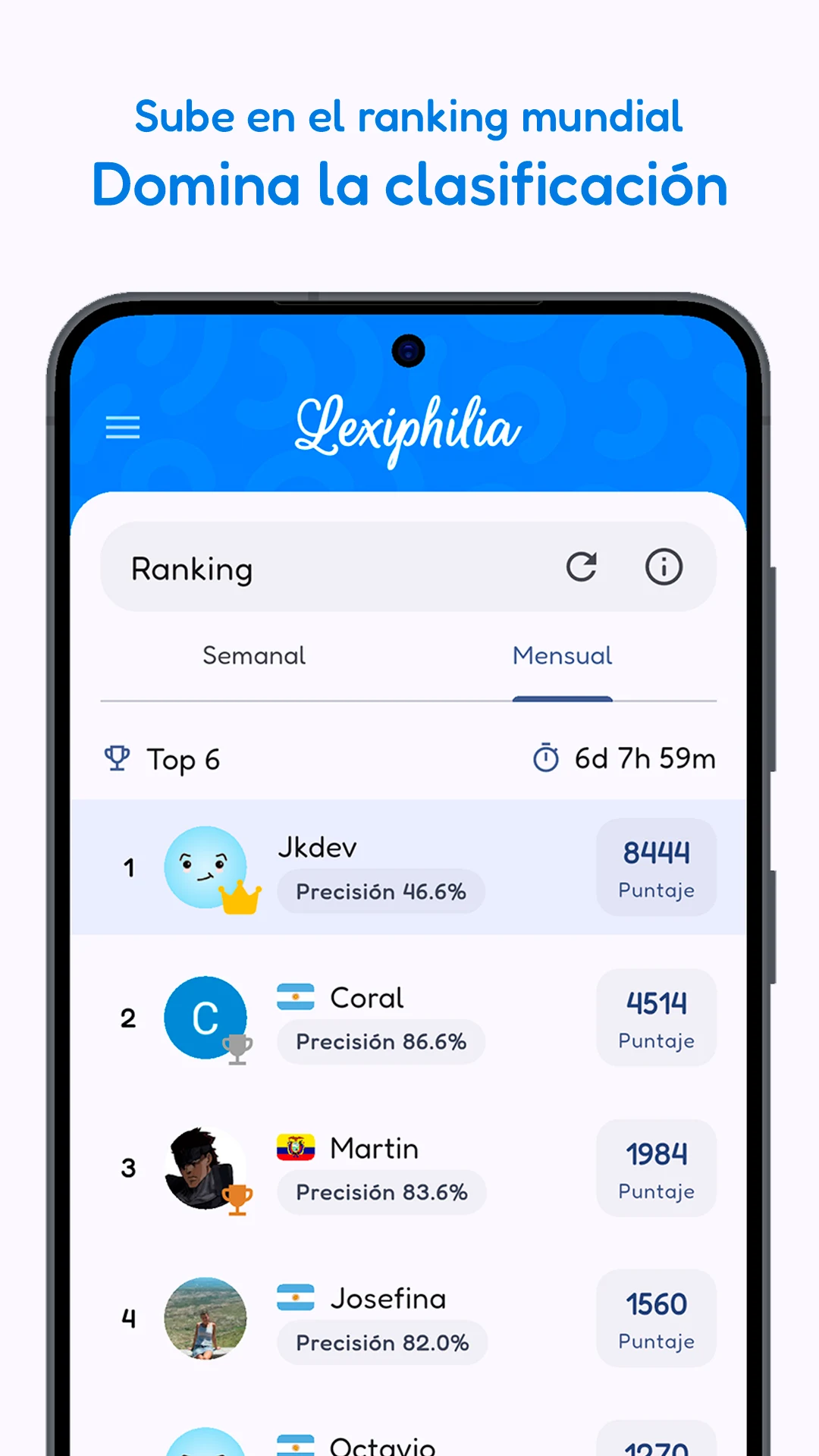 Lexiphilia - Juego de Palabras screenshot